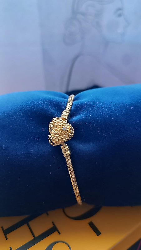 Taşlı Kalp Bileklik