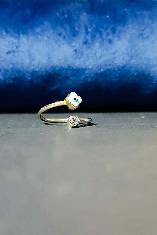 Taşlı Nazar Yüzük