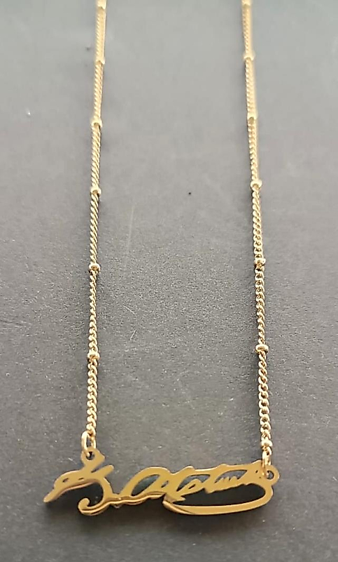 Atatürk İmzalı Kolye